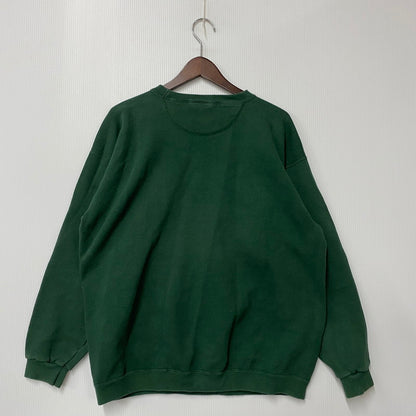 【中古品】【メンズ】 82805 USA製 PRINT LOGO SWEAT プリント ロゴ スウェット トップス 長袖 144-260304-cs-20-izu サイズ：M カラー：グリーン 万代Net店