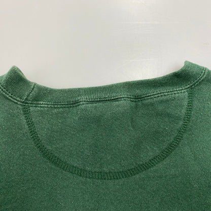 【中古品】【メンズ】 82805 USA製 PRINT LOGO SWEAT プリント ロゴ スウェット トップス 長袖 144-260304-cs-20-izu サイズ：M カラー：グリーン 万代Net店
