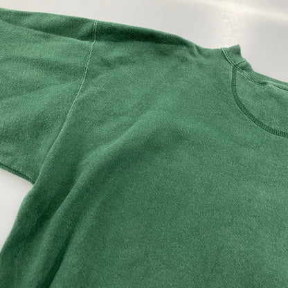 【中古品】【メンズ】 82805 USA製 PRINT LOGO SWEAT プリント ロゴ スウェット トップス 長袖 144-260304-cs-20-izu サイズ：M カラー：グリーン 万代Net店