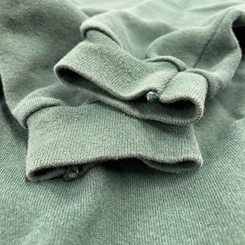 【中古品】【メンズ】 82805 USA製 PRINT LOGO SWEAT プリント ロゴ スウェット トップス 長袖 144-260304-cs-20-izu サイズ：M カラー：グリーン 万代Net店