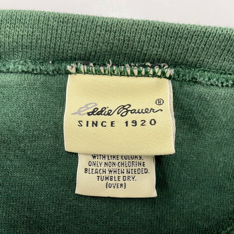 【中古品】【メンズ】 82805 USA製 PRINT LOGO SWEAT プリント ロゴ スウェット トップス 長袖 144-260304-cs-20-izu サイズ：M カラー：グリーン 万代Net店