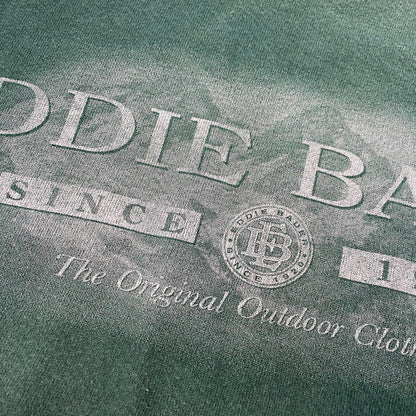 【中古品】【メンズ】 82805 USA製 PRINT LOGO SWEAT プリント ロゴ スウェット トップス 長袖 144-260304-cs-20-izu サイズ：M カラー：グリーン 万代Net店