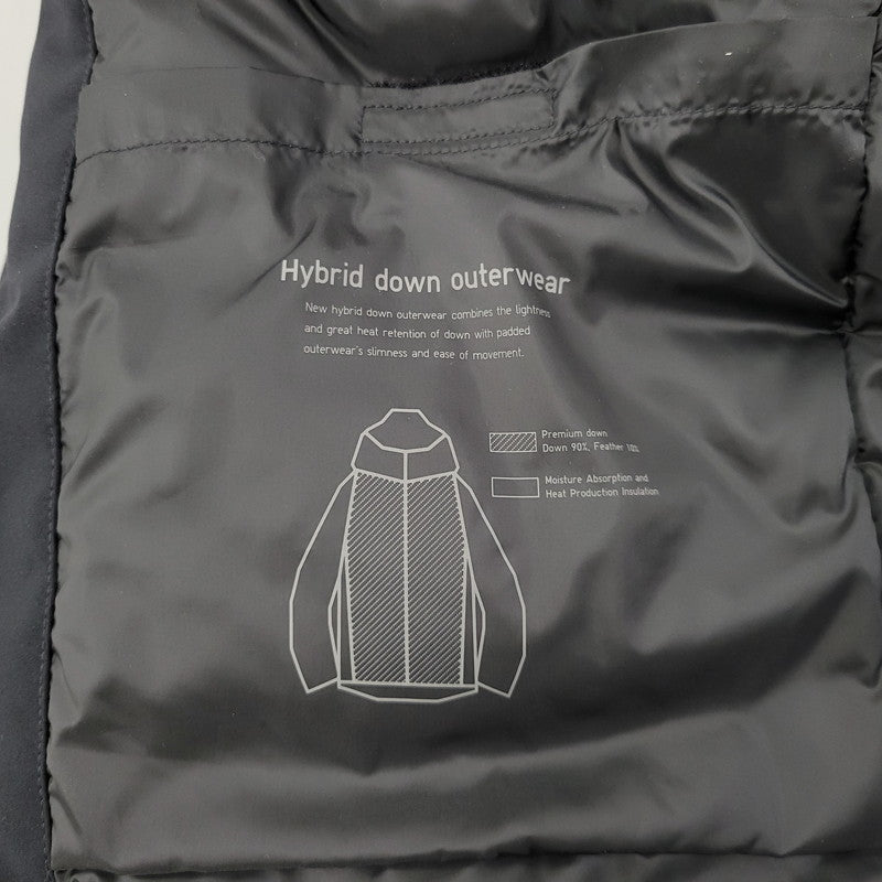 【中古品】【メンズ】 UNIQLO ユニクロ 311-449723 ハイブリッドダウンパーカ ジャケット アウター 147-260304-as-15-izu サイズ：M カラー：ブラック 万代Net店