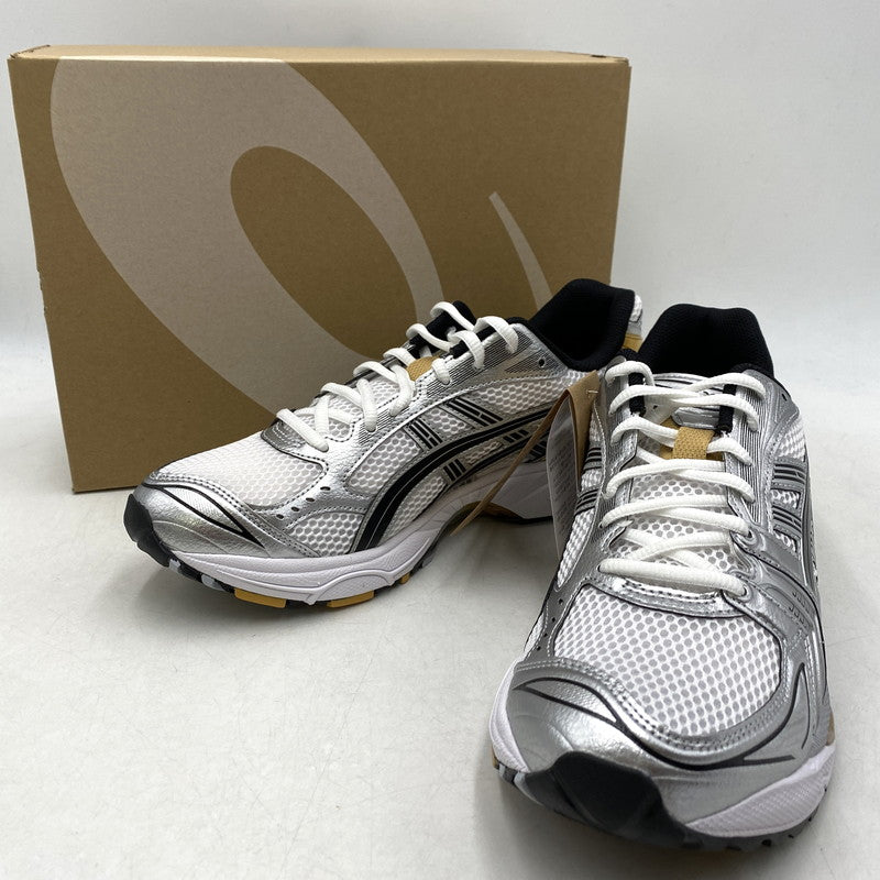 【中古美品】【メンズ】 1201A019 GEL-KAYANO 14 ゲル カヤノ スニーカー シューズ 靴 162-260227-cs-01-izu サイズ：27.5cm カラー：WHITE/PURE GOLD 万代Net店