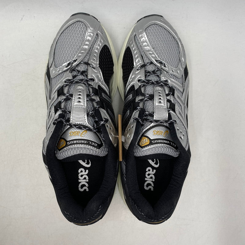 【中古美品】【メンズ】 1203A543-020 GEL-NIMBUS 10.1 ゲル ニンバス スニーカー シューズ 靴 162-260227-cs-02-izu サイズ：27.0cm カラー：PIEDMONT GREY/PURE SILVER 万代Net店