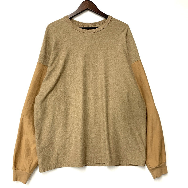 【中古品】【メンズ】 REFOMED リフォメッド RECU-034 REVERSIBLE LS TEE リバーシブル ロングスリーブ ティー トップス 長袖 140-260227-cs-14-izu サイズ：2 カラー：ベージュ 万代Net店