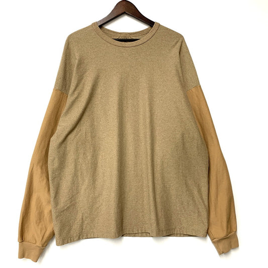 【中古品】【メンズ】 REFOMED リフォメッド RECU-034 REVERSIBLE LS TEE リバーシブル ロングスリーブ ティー トップス 長袖 140-260227-cs-14-izu サイズ：2 カラー：ベージュ 万代Net店