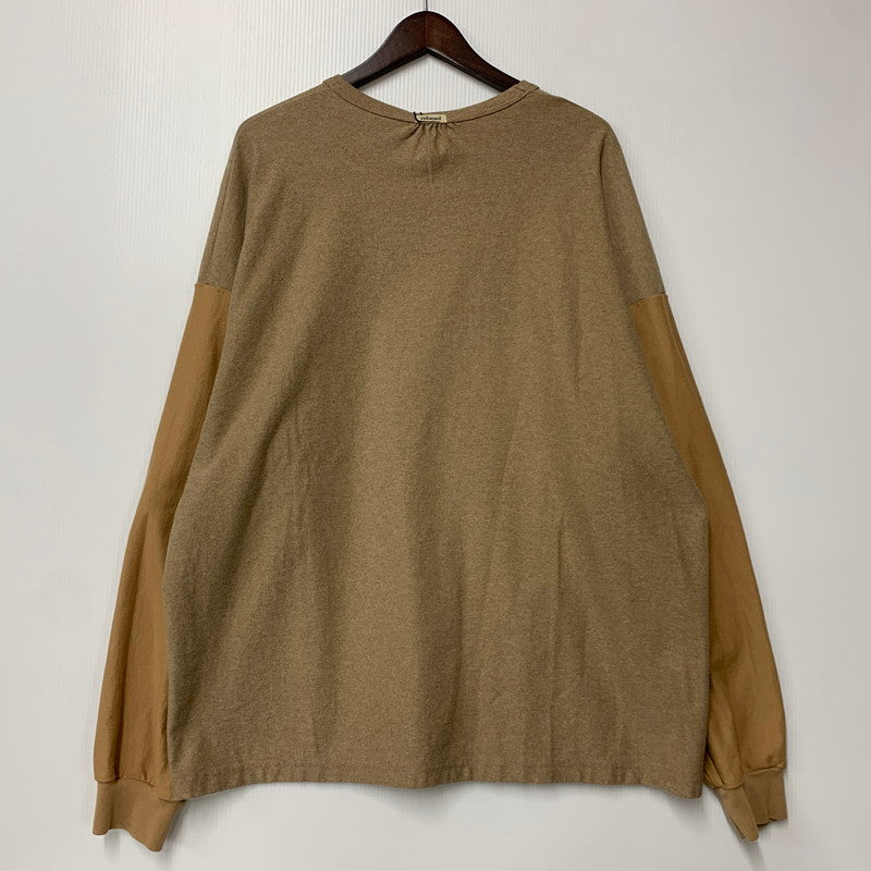 【中古品】【メンズ】 REFOMED リフォメッド RECU-034 REVERSIBLE LS TEE リバーシブル ロングスリーブ ティー トップス 長袖 140-260227-cs-14-izu サイズ：2 カラー：ベージュ 万代Net店