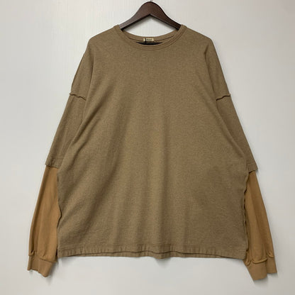 【中古品】【メンズ】 REFOMED リフォメッド RECU-034 REVERSIBLE LS TEE リバーシブル ロングスリーブ ティー トップス 長袖 140-260227-cs-14-izu サイズ：2 カラー：ベージュ 万代Net店