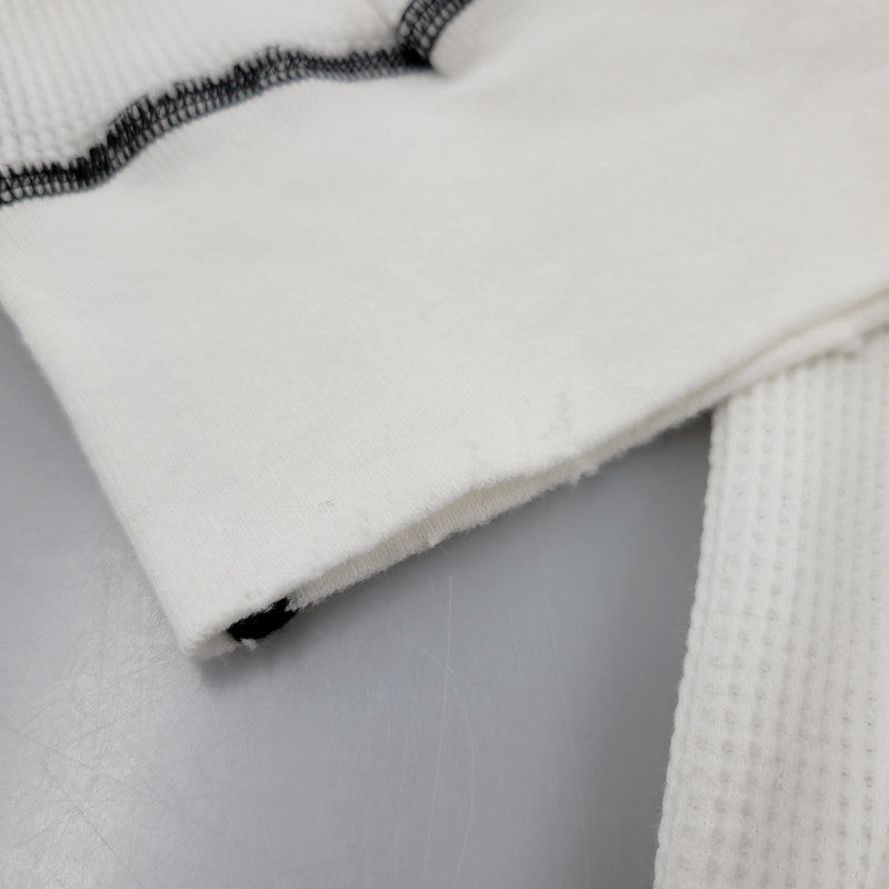 【中古美品】【メンズ】 ANCELLM アンセルム ANC-CT135 DAMAGE WAFFLE HI-NECK LS T-SHIRT ダメージ ワッフル ハイネック ロングスリーブ Tシャツ トップス 140-260227-kh-05-izu サイズ：1 カラー：ホワイト 万代Net店