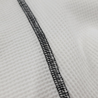 【中古美品】【メンズ】 ANCELLM アンセルム ANC-CT135 DAMAGE WAFFLE HI-NECK LS T-SHIRT ダメージ ワッフル ハイネック ロングスリーブ Tシャツ トップス 140-260227-kh-05-izu サイズ：1 カラー：ホワイト 万代Net店