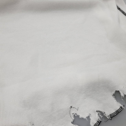 【中古美品】【メンズ】 ANCELLM アンセルム ANC-CT135 DAMAGE WAFFLE HI-NECK LS T-SHIRT ダメージ ワッフル ハイネック ロングスリーブ Tシャツ トップス 140-260227-kh-05-izu サイズ：1 カラー：ホワイト 万代Net店