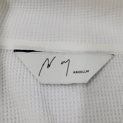 【中古美品】【メンズ】 ANCELLM アンセルム ANC-CT135 DAMAGE WAFFLE HI-NECK LS T-SHIRT ダメージ ワッフル ハイネック ロングスリーブ Tシャツ トップス 140-260227-kh-05-izu サイズ：1 カラー：ホワイト 万代Net店