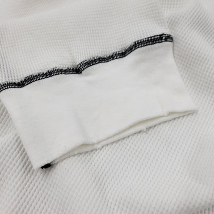 【中古美品】【メンズ】 ANCELLM アンセルム ANC-CT135 DAMAGE WAFFLE HI-NECK LS T-SHIRT ダメージ ワッフル ハイネック ロングスリーブ Tシャツ トップス 140-260227-kh-05-izu サイズ：1 カラー：ホワイト 万代Net店