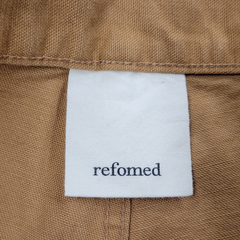 【中古美品】【メンズ】 REFOMED リフォメッド REPT-054 FRESH MAN DOUBLE KNEE PANTS フレッシュ マン ダブル ニー パンツ 151-260227-kh-09-izu サイズ：2 カラー：RENGA 万代Net店