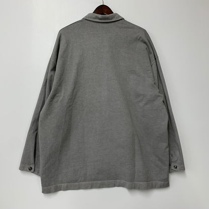 【中古美品】【メンズ】 KONTOR コントール PIGMENT DYEING BIG POLO LS KON-CS02253 ピグメントダイ ビッグ ポロ ロングスリーブ 長袖 140-260227-as-03-izu サイズ：2 カラー：グレー 万代Net店