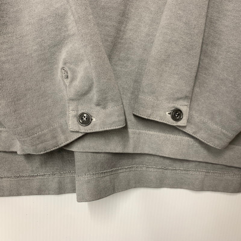 【中古美品】【メンズ】 KONTOR コントール PIGMENT DYEING BIG POLO LS KON-CS02253 ピグメントダイ ビッグ ポロ ロングスリーブ 長袖 140-260227-as-03-izu サイズ：2 カラー：グレー 万代Net店