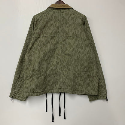 【中古美品】【メンズ】 ANCELLM アンセルム CAMO ZIPUP JACKET ANC-JK83 カモフラージュ ジップアップ ジャケット アウター 140-260227-as-02-izu サイズ：1 カラー：グリーン系 万代Net店