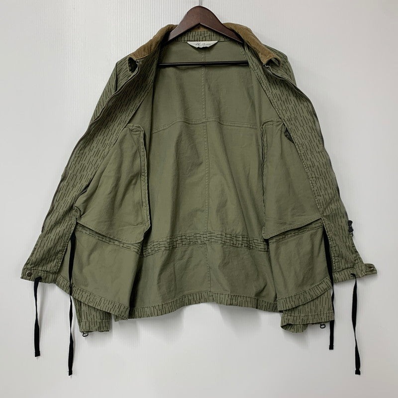 【中古美品】【メンズ】 ANCELLM アンセルム CAMO ZIPUP JACKET ANC-JK83 カモフラージュ ジップアップ ジャケット アウター 140-260227-as-02-izu サイズ：1 カラー：グリーン系 万代Net店