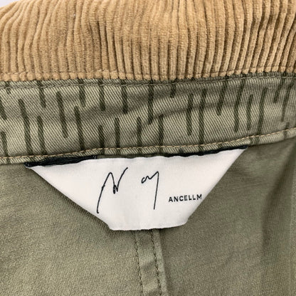 【中古美品】【メンズ】 ANCELLM アンセルム CAMO ZIPUP JACKET ANC-JK83 カモフラージュ ジップアップ ジャケット アウター 140-260227-as-02-izu サイズ：1 カラー：グリーン系 万代Net店