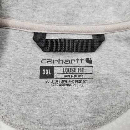 【中古品】【メンズ】 TS5294-M LOOSE FIT "TECHSTYLE OS 2023"刺繍 HALF ZIP SWEATSHIRT ハーフ ジップ スウェットシャツ トップス 147-260305-yn-07-izu サイズ：3XL カラー：グレー 万代Net店