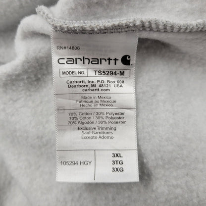 【中古品】【メンズ】 TS5294-M LOOSE FIT "TECHSTYLE OS 2023"刺繍 HALF ZIP SWEATSHIRT ハーフ ジップ スウェットシャツ トップス 147-260305-yn-07-izu サイズ：3XL カラー：グレー 万代Net店