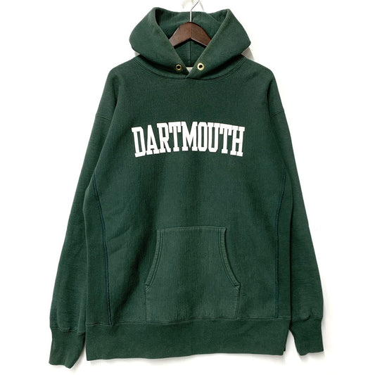 【中古品】【メンズ】 C3-S122 日本製 DARTMOUTH REVERSE WEAVE PULLOVER HOODED SWEATSHIRT リバースウィーブ プルオーバー フーデッド スウェットシャツ トップス 長袖 148-260227-cs-13-izu サイズ：XL カラー：グリーン 万代Net店