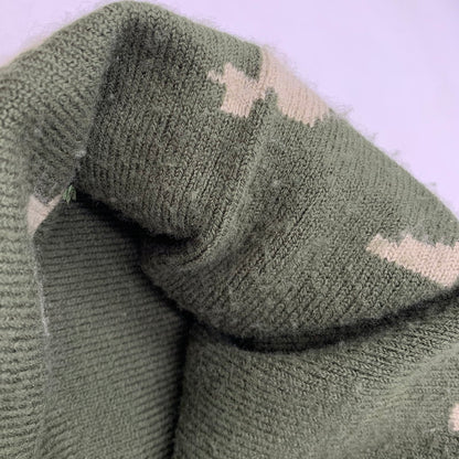 【中古品】【メンズ】 × NEWERA ニューエラ 21FW BOX LOGO BEANIE ボックスロゴ ビーニー 帽子 ニット帽 185-260228-ya-03-izu サイズ：F カラー：カーキ 万代Net店