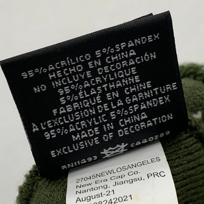 【中古品】【メンズ】 × NEWERA ニューエラ 21FW BOX LOGO BEANIE ボックスロゴ ビーニー 帽子 ニット帽 185-260228-ya-03-izu サイズ：F カラー：カーキ 万代Net店
