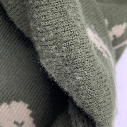 【中古品】【メンズ】 × NEWERA ニューエラ 21FW BOX LOGO BEANIE ボックスロゴ ビーニー 帽子 ニット帽 185-260228-ya-03-izu サイズ：F カラー：カーキ 万代Net店