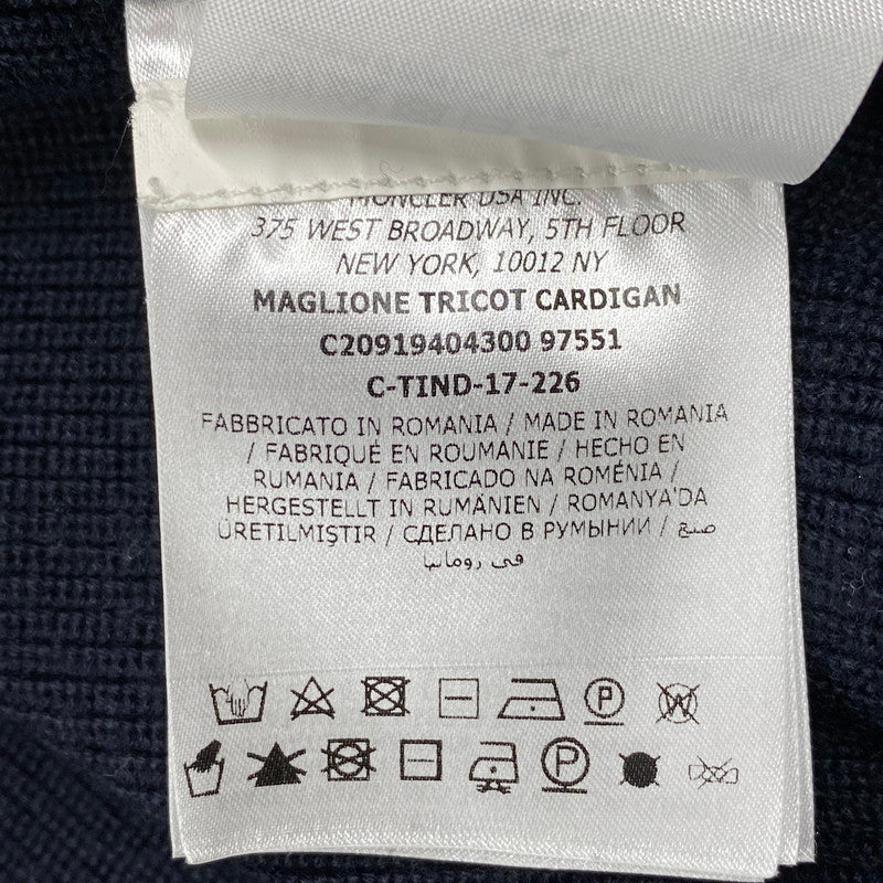 【中古品】【メンズ】 C20919404300 97551 MAGLIONE TRICOT CARDIGAN マリオーネトリコットカーディガン トップス 141-260301-tt-04-izu サイズ：XXL カラー：ネイビー 万代Net店
