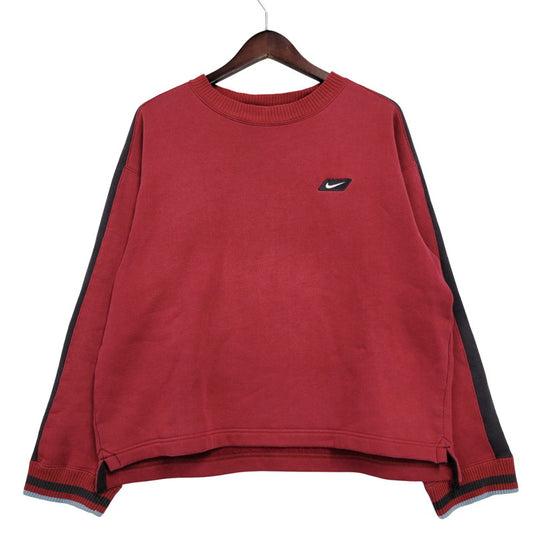 【中古品】【メンズ】 OLD NIKE オールド ナイキ 00S SWEATSHIRT スウェットシャツ トップス 146-260305-yn-05-izu サイズ：M カラー：レッド 万代Net店