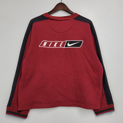 【中古品】【メンズ】 OLD NIKE オールド ナイキ 00S SWEATSHIRT スウェットシャツ トップス 146-260305-yn-05-izu サイズ：M カラー：レッド 万代Net店