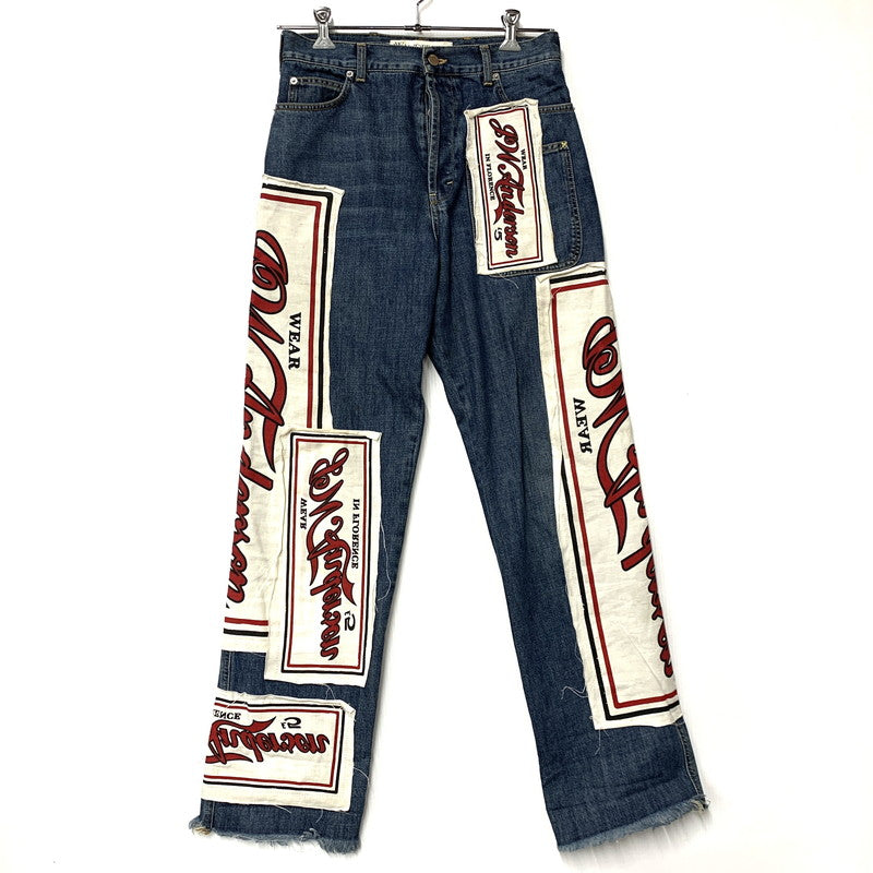 【中古品】【メンズ】 PATCHWORK DENIM PANTS TR33MS18 パッチワークデニムパンツ ジーンズ ボトムス 152-260301-as-23-izu サイズ：US36 カラー：インディゴ 万代Net店