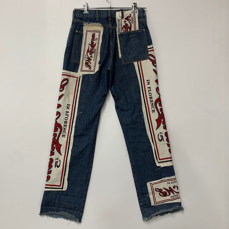 【中古品】【メンズ】 PATCHWORK DENIM PANTS TR33MS18 パッチワークデニムパンツ ジーンズ ボトムス 152-260301-as-23-izu サイズ：US36 カラー：インディゴ 万代Net店