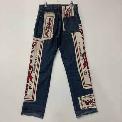 【中古品】【メンズ】 PATCHWORK DENIM PANTS TR33MS18 パッチワークデニムパンツ ジーンズ ボトムス 152-260301-as-23-izu サイズ：US36 カラー：インディゴ 万代Net店