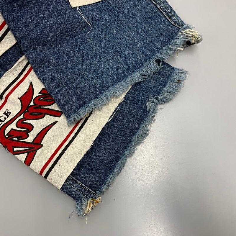 【中古品】【メンズ】 PATCHWORK DENIM PANTS TR33MS18 パッチワークデニムパンツ ジーンズ ボトムス 152-260301-as-23-izu サイズ：US36 カラー：インディゴ 万代Net店