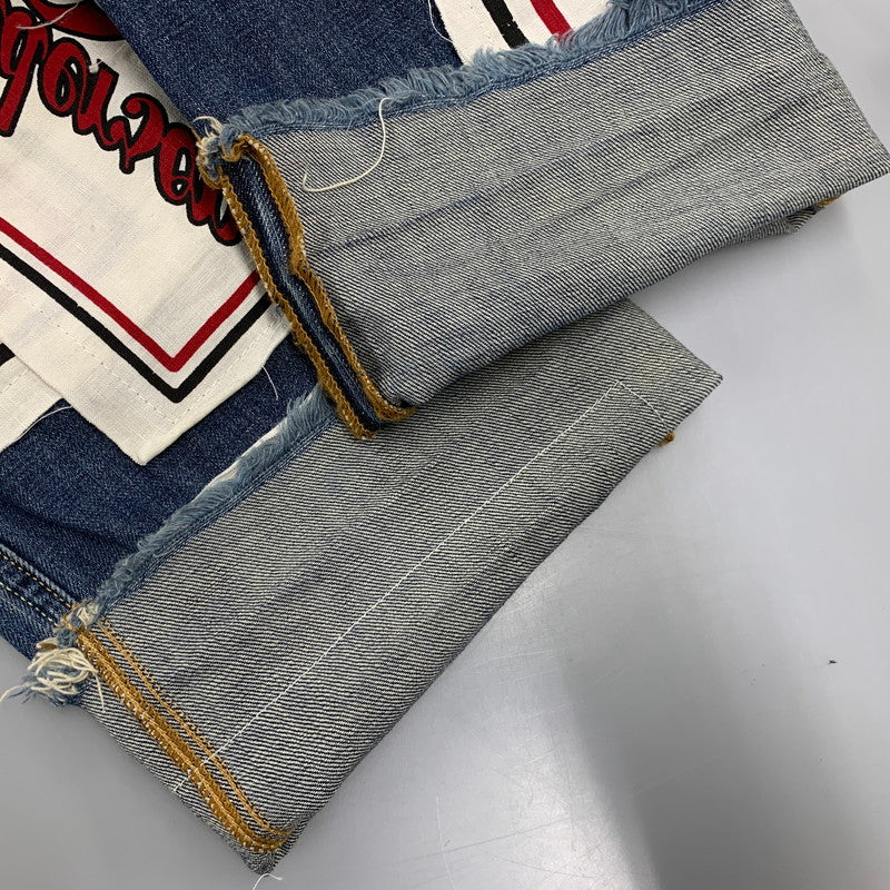 【中古品】【メンズ】 PATCHWORK DENIM PANTS TR33MS18 パッチワークデニムパンツ ジーンズ ボトムス 152-260301-as-23-izu サイズ：US36 カラー：インディゴ 万代Net店
