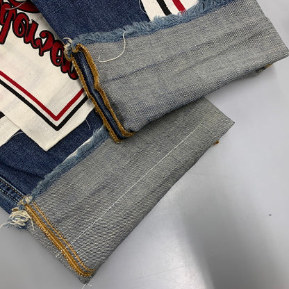 【中古品】【メンズ】 PATCHWORK DENIM PANTS TR33MS18 パッチワークデニムパンツ ジーンズ ボトムス 152-260301-as-23-izu サイズ：US36 カラー：インディゴ 万代Net店
