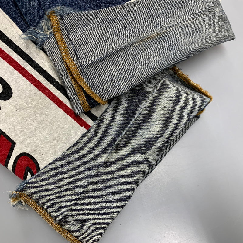 【中古品】【メンズ】 PATCHWORK DENIM PANTS TR33MS18 パッチワークデニムパンツ ジーンズ ボトムス 152-260301-as-23-izu サイズ：US36 カラー：インディゴ 万代Net店
