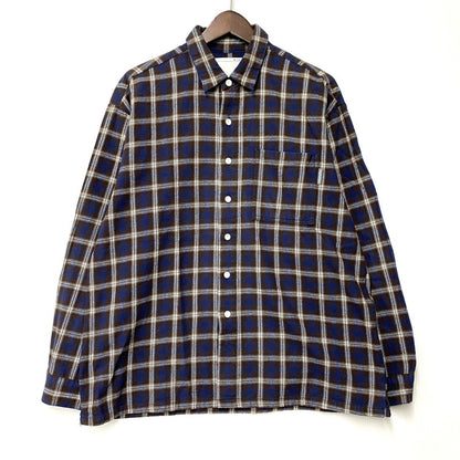 【中古品】【メンズ】 COTTON POCKET CHECK L S SHIRT コットンポケットチェックシャツ トップス 長袖 142-260301-tt-03-izu サイズ：M カラー：マルチカラー 万代Net店