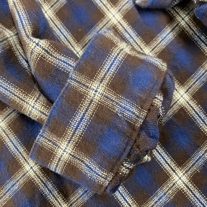 【中古品】【メンズ】 COTTON POCKET CHECK L S SHIRT コットンポケットチェックシャツ トップス 長袖 142-260301-tt-03-izu サイズ：M カラー：マルチカラー 万代Net店