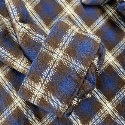 【中古品】【メンズ】 COTTON POCKET CHECK L S SHIRT コットンポケットチェックシャツ トップス 長袖 142-260301-tt-03-izu サイズ：M カラー：マルチカラー 万代Net店