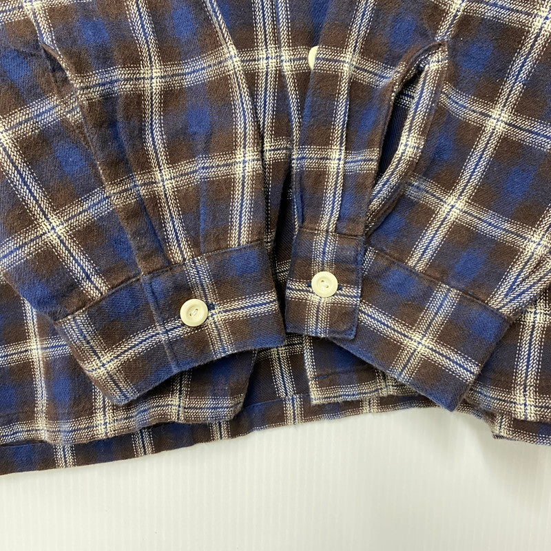 【中古品】【メンズ】 COTTON POCKET CHECK L S SHIRT コットンポケットチェックシャツ トップス 長袖 142-260301-tt-03-izu サイズ：M カラー：マルチカラー 万代Net店