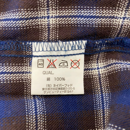 【中古品】【メンズ】 COTTON POCKET CHECK L S SHIRT コットンポケットチェックシャツ トップス 長袖 142-260301-tt-03-izu サイズ：M カラー：マルチカラー 万代Net店