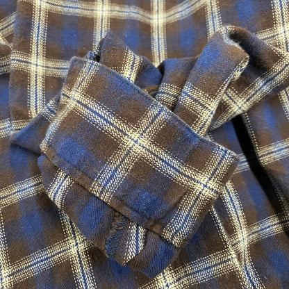 【中古品】【メンズ】 COTTON POCKET CHECK L S SHIRT コットンポケットチェックシャツ トップス 長袖 142-260301-tt-03-izu サイズ：M カラー：マルチカラー 万代Net店
