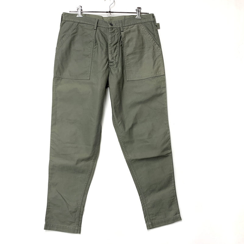 【中古品】【メンズ】 WORKERS ワーカーズ BUTTON FLY BAKER PANTS ボタンフライ ベイカーパンツ ボトムス 156-260301-as-25-izu サイズ：L カラー：グリーン系 万代Net店