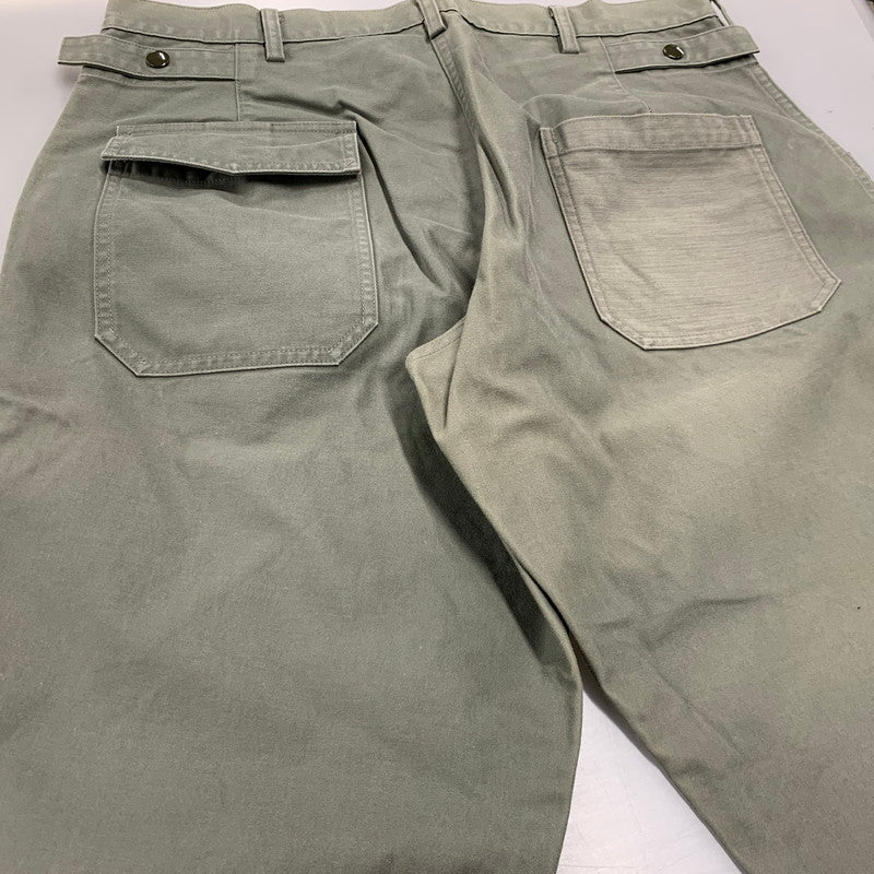 【中古品】【メンズ】 WORKERS ワーカーズ BUTTON FLY BAKER PANTS ボタンフライ ベイカーパンツ ボトムス 156-260301-as-25-izu サイズ：L カラー：グリーン系 万代Net店