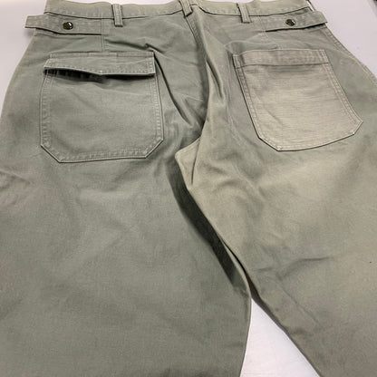 【中古品】【メンズ】 WORKERS ワーカーズ BUTTON FLY BAKER PANTS ボタンフライ ベイカーパンツ ボトムス 156-260301-as-25-izu サイズ：L カラー：グリーン系 万代Net店