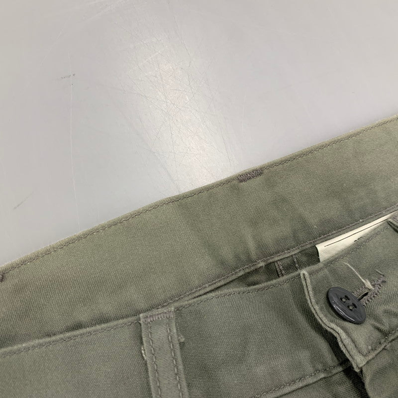 【中古品】【メンズ】 WORKERS ワーカーズ BUTTON FLY BAKER PANTS ボタンフライ ベイカーパンツ ボトムス 156-260301-as-25-izu サイズ：L カラー：グリーン系 万代Net店